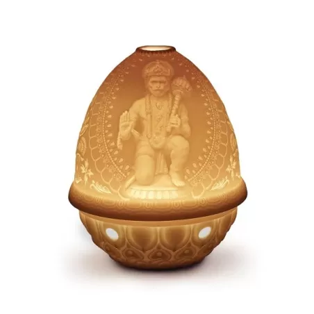 Litofania - Hanuman (ricaricabile a led) - Lladrò