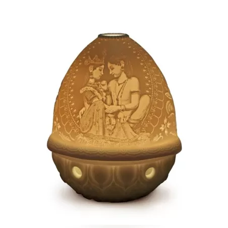 Litofania Amore divino (ricaricabile a led) - Lladrò