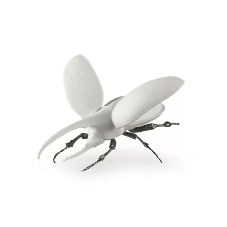 Scarabeo Ercole (bianco mate) - Lladrò