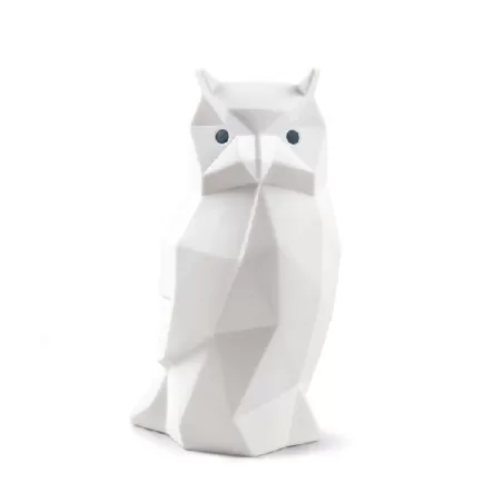 Gufo (bianco satinato) - Lladrò