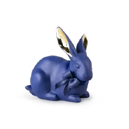 Coniglio (azzurro-oro) - Lladrò