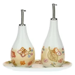 Set olio e aceto con vassoio Hello Autumn - Thun
