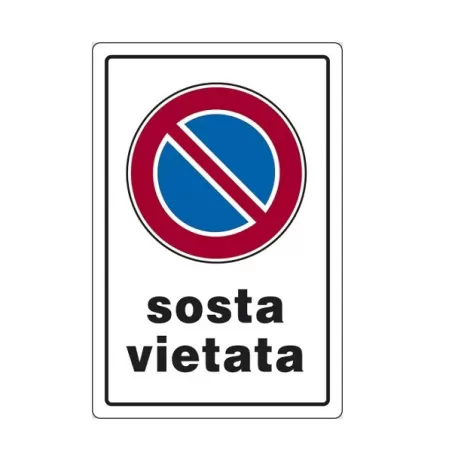 Cartello sosta vietata