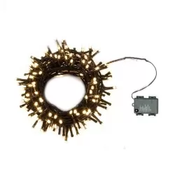 Catena led con batteria Mt.10 100 calda esterno