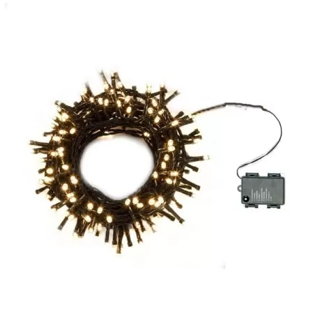 Catena led con batteria Mt.10 100 calda esterno