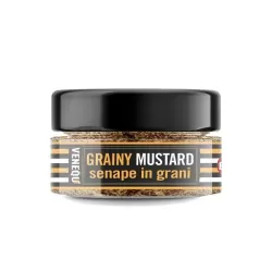 Grainy Mustard - Senape in Grani - In vasetto vetro Gr. 120 - Venequ