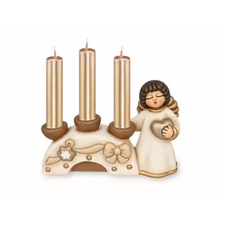 Portacandele con angelo grande - Thun