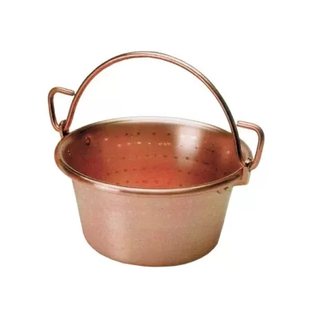 Paiolo rame manico arco Cm.22