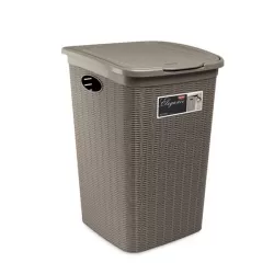 Porta biancheria Lt.50 elegance tortora