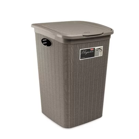 Porta biancheria Lt.50 elegance tortora