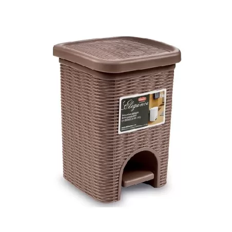 Pattumiera Lt.6 elegance tortora