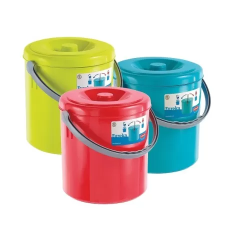 Pattumiera con coperchio pl.L.15