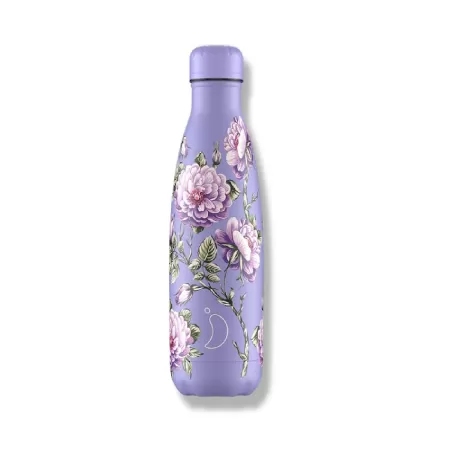 Bottiglia termica Ml. 500, Violet Roses - Chilly's