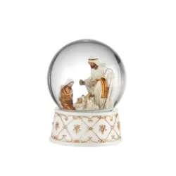 Paesaggi di notte, Boule de neige natività con carrillon - L'oca Nera