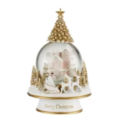 Paesaggi di notte, Boule de neige paesaggio invernale con carrillon - L'oca Nera