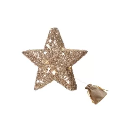 Riflessi del cielo, Stella con 10 led - L'oca Nera