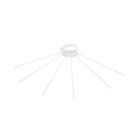 Stendibiancheria bianco per stufa con bacchette