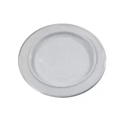 Rosone smaltato bianco Cm.13