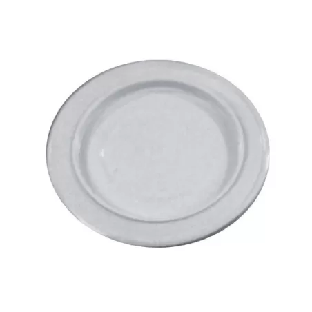 Rosone smaltato bianco Cm.13