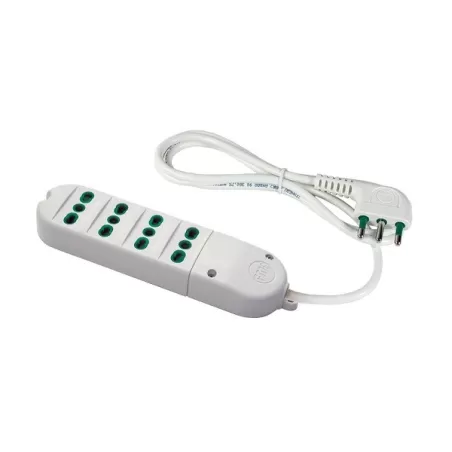 Presa multipla 4 prese bipasso spina 16 amper