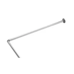 Asta tenda doccia Cm.80-80-80 angolare