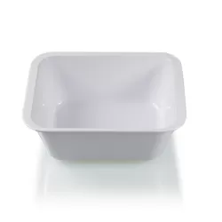 Vaschetta 25x35x8 malamina bianca