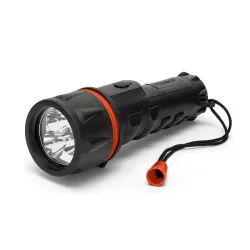 Torcia rubber 3 led antiurto