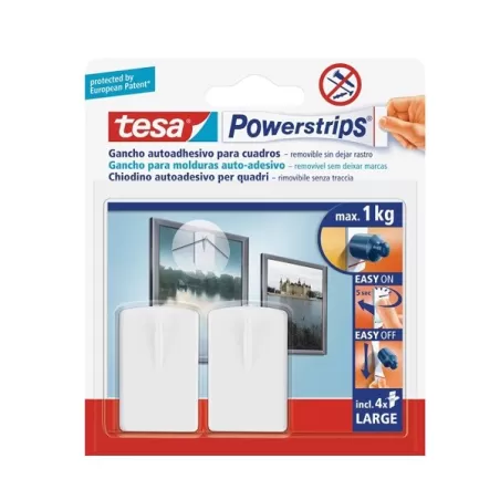 Ganci per quadri powerstrips 2Pz. removibile