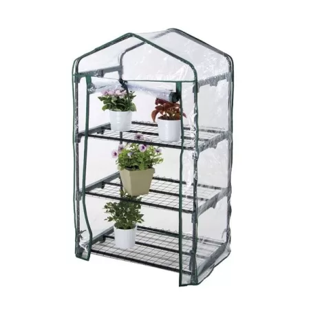 Serra 3 piani con telo trasparente Cm.69x49x125