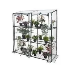 Serra 3 ripiani con telo trasparente Cm.152x135x50