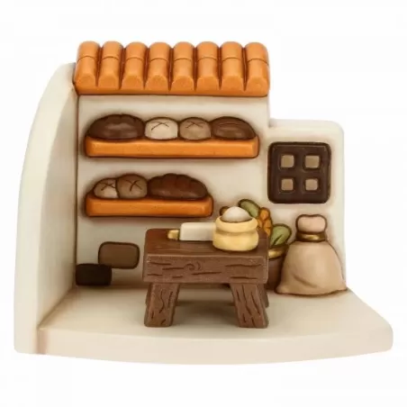 Bottega con tavolo presepe classico, naturale - Thun