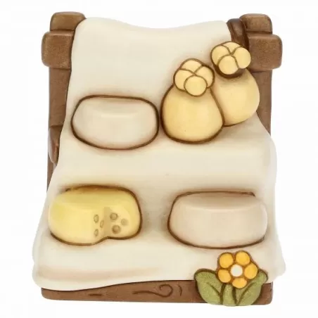 Banco di formaggi presepe classico, naturale - Thun