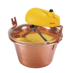 Paiolo polentina elettrico rame Cm.24