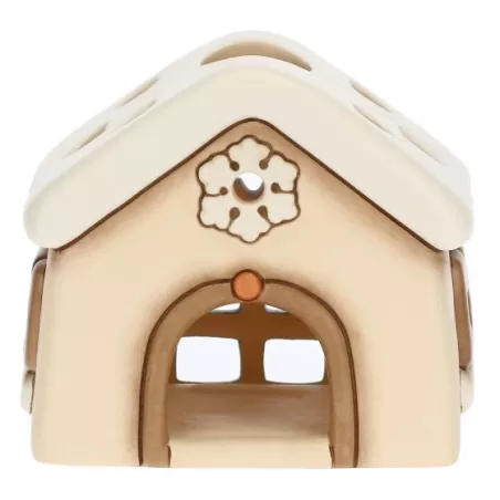 Tealight casetta Regali d'inverno, crema - Thun