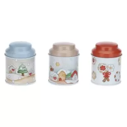 Set 3 candele in latta Regali d'inverno - Thun