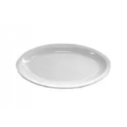 Piatto ovale 32 roma bianco