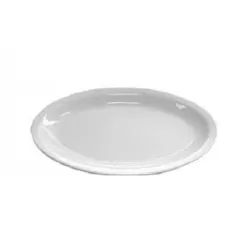 Piatto ovale roma 36 roma bianco