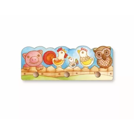 Appendi abiti in legno fattoria - Thun