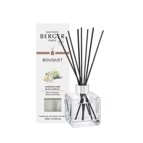 Bouquet Parfumé Cube Angélique Noire / Angelica nera - Lampe Berger