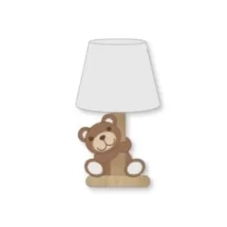 Lampada in legno con peluche Toby - Thun