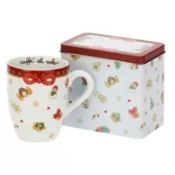 Mug con scatola in latta Magico Natale - Thun