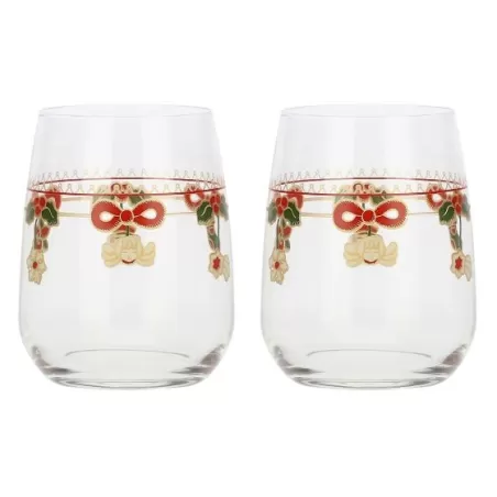Set 2 bicchieri acqua Magico Natale - Thun