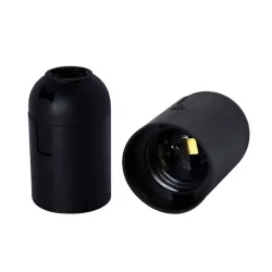 Portalampade E14 nero