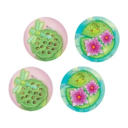 Set 4 piatti piani Acqua dolce - Thun