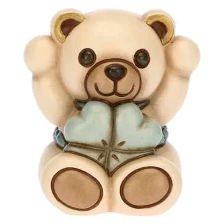Teddy con quadrifoglio blu - Thun