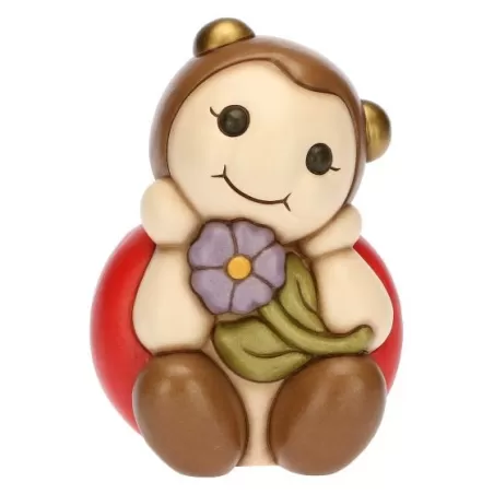 Coccinella con fiore, grande - Thun