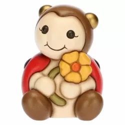 Coccinella con fiore, media - Thun