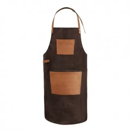 Grembiule APron in pelle di bufalo con cinturino al collo - Petromax