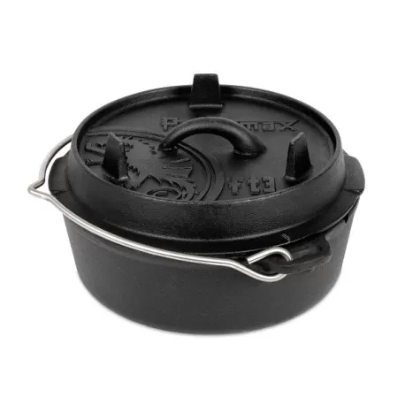 Dutch Oven ft3-t in ghisa con base piatta ideale per 1-3 coperti - Petromax