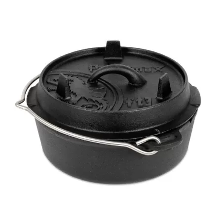 Dutch Oven ft3-t in ghisa con base piatta ideale per 1-3 coperti - Petromax